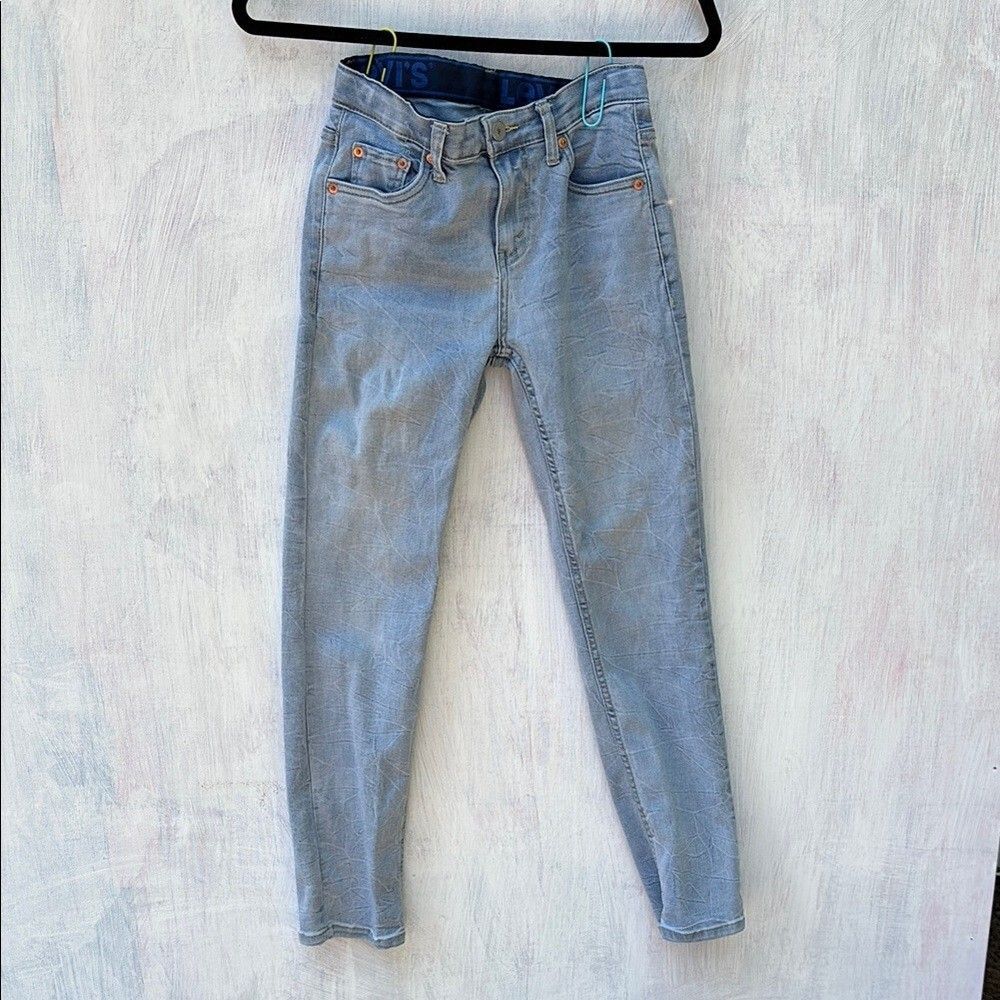levis strauss 502 Boys size 12 Levis Jeans blue adjustable waist blue light